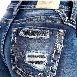 Miss Me Jeans - Curvy Skinny Stretch, Size 36, Regular length.